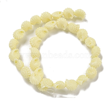 Synthetic Coral Carved Beads Strands(CORA-I023-05)-2