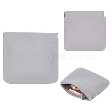 Gray Imitation Leather Wallets