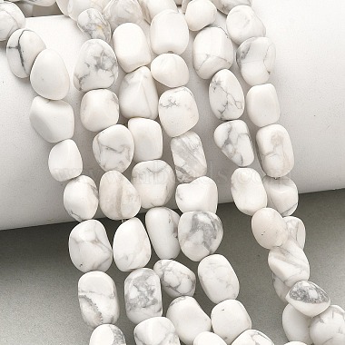 howlite naturelles brins de perles(G-C286-A20)-1