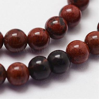 Natural Mahogany Obsidian Beads Strands(G-N0189-02-3mm)-3