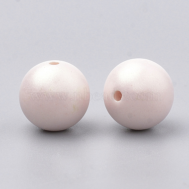 Perles acryliques de style peint par pulvérisation(MACR-T010-10mm-06)-2