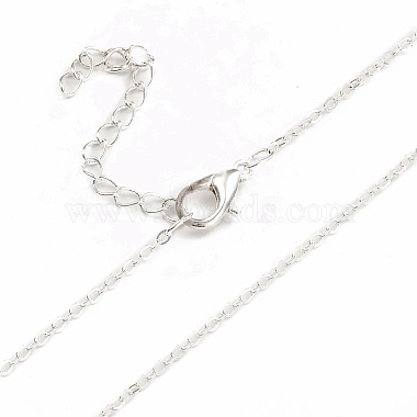 Iron Cable Chain Necklace Making(MAK-I019-01C-S)-4