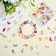 100Pcs 10 Colors Electroplate Transparent Glass Bead(EGLA-FH0001-19)-4