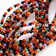 16 inch Color Agate Beads Strands(GSR4mmC136)-1