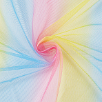 Polyester Mesh Fabric, for DIY Clothing Accessories, Colorful, 1680mm, 3 yards/pc(DIY-WH0889-03D)