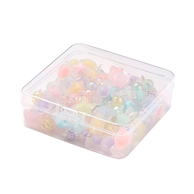 Perles en acrylique transparente(TACR-FS0001-01)-5