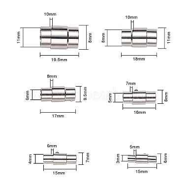 Brass Magnetic Screw Clasps(KK-CJ0001-17)-2