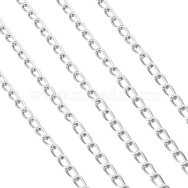 Aluminium Curb Chains(X-CHA-T001-32S)-4