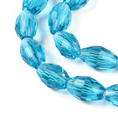 Transparent Glass Beads Strands(EGLA-A037-T6x8mm-D03)-3