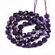 Natural Amethyst Beads Strands(G-R448-8mm-07)-2