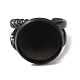 304 Stainless Steel Cuff Ring Components(STAS-P454-01E-B)-2