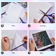 60 Sheets 6 Styles BOPP Plastic Transparent Holographic Lamination Sheets(STIC-OC0001-12)-4