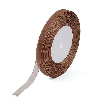Sheer Organza Ribbon, DIY Material for Ribbon, Sienna, 1/2 inch(12mm), 500yards(457.2m)