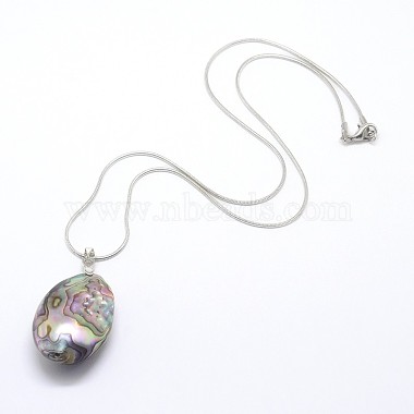 Abalone Shell/Paua Shell Jewelry Sets(SJEW-E032-02)-2