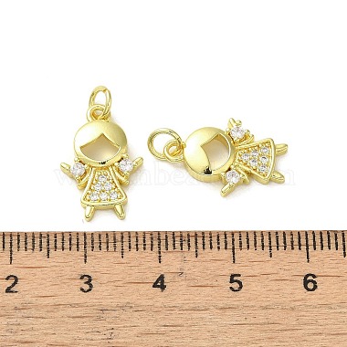 Placage de crémaillère en laiton micro pavé pendentifs en zircone cubique claire(KK-O017-02C-G)-3