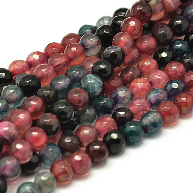 agate perles brins(G-H1593-6mm-10)-3