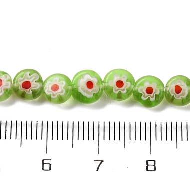 Handmade Millefiori Lampwork Beads Strands(LAMP-G164-11H)-4