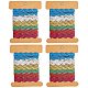 6 Yards 6 Colors Polyester Wavy Fringe Trim Ribbon(OCOR-WH0080-44B)-1