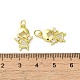 Placage de crémaillère en laiton micro pavé pendentifs en zircone cubique claire(KK-O017-02C-G)-3