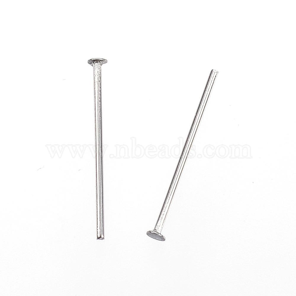 1500Pcs 304 Stainless Steel Flat Head Pins 