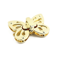 Alloy Purse Locks, Women's Bag Making Supplies, Butterfly, Golden, 4.9x4.2cm(PW-WG96658-01)