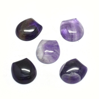 Natural Amethyst Cabochons, Oval, 22x20.5x6~7mm
