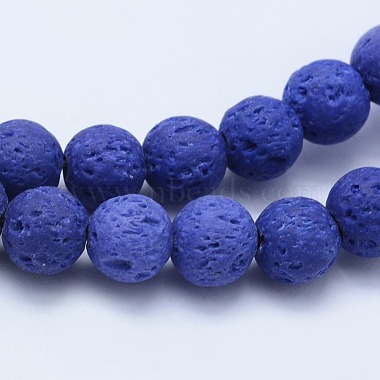 Natural Lava Rock Beads Strands(X-G-F531-8mm-G12)-3