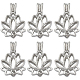 10 pendentifs médaillon diffuseur en alliage(FIND-SC0008-35)-1