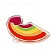 Pendentifs acryliques imprimés couleur arc-en-ciel(OACR-B006-01J)-3