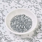 MIYUKI Half TILA Beads, Japanese Seed Beads, 2 Hole, (HTL1881) Transparent Silver Gray Gold Luster, 5x2.3x1.9mm, Hole: 0.8mm, about 12500pcs/500g(SEED-MY05-HTL1881)