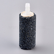 Cylinder Bubble Diffuser Airstones, for Aquarium Fish Tank Pump, Black, 62.5x23mm, Hole: 4mm(FIND-WH0052-69B)