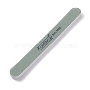 Plastic Silver Polishing Stick, Pale Green, 180x20x8mm(X-AJEW-G004-01)
