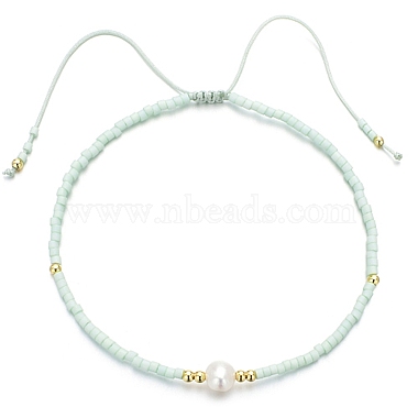 Light Cyan Glass Bracelets