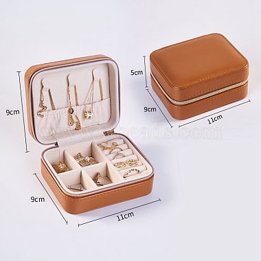 Sienna Rectangle Imitation Leather Jewelry Set Boxes