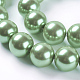 Eco-Friendly Dyed Glass Pearl Round Beads Strands(HY-A002-14mm-RB008N)-3