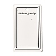 Rectangle Paper One Pair Earring Display Cards with Hanging Hole(CDIS-C005-01)-1