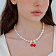 40Pcs Glass Pendants(PALLOY-CA00019)-6