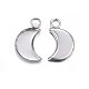 304 Stainless Steel Pendant Cabochon Settings(STAS-P210-05P)-3