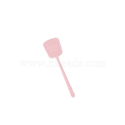 Flyswatter Plastic Mini Model, Micro Landscape Dollhouse Accessories, Pretending Prop Decorations, Pink, 45x17x1mm(PW-WGC5B88-07)