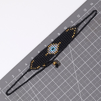 Bohemian Style Beaded Devil Eye Bracelet for Women, Imported from Source.
