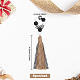 Christmas Theme Wood Beaded Napkin Ring(AJEW-AB00032)-2