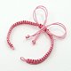 Création de bracelets de corde en nylon tressée(AJEW-M001-01)-1