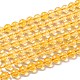 Chapelets de perles de citrine naturelle(G-E326-8mm-01)-1