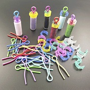 Silicone & Plastic Bobbin Thread Holders, Thread Buddies Clips, Sewing Machine Accessories, for Thread Spool Organizing, Mixed Color, Packaging: 17x12mm, 50pcs/set, 1 set/bag(PW22080429941)