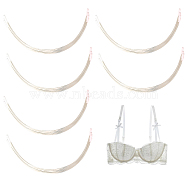 BENECREAT 48 Pairs Steel Bra Underwire, Sturdy Metal Bra Wire for Bra Shaping, Stainless Steel Color, 152x75x0.7mm(FIND-BC0003-23A)