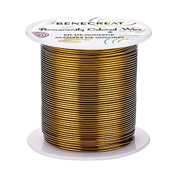 Round Copper Wire, for Wire Wrapped Jewelry Making, Antique Bronze, 18 Gauge, 1mm, about 98.42 Feet(30m)/roll