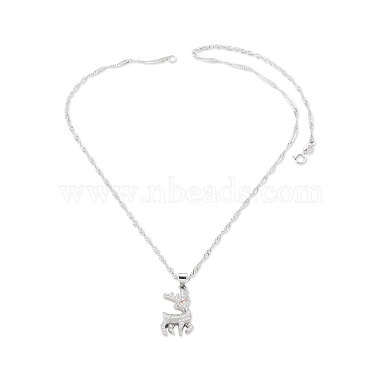 SHEGRACE 925 Sterling Silver Pendant Necklace(JN51A)-3