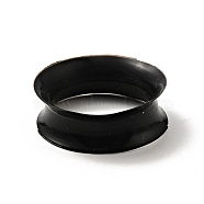 Silicone Ear Plugs Gauges, Tunnel Ear Expander for Men Women, Black, 8.5x26.5mm, Pin: 22mm(EJEW-G319-01L)