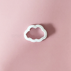 Plastic Plasticine Tools, Clay Cutters, Modeling Tools, WhiteSmoke, Cloud, 1.7x2.5cm(FIND-PW0021-30A)