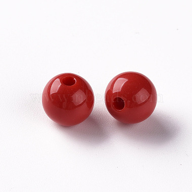 perles acryliques opaques(X-MACR-S370-C10mm-A14)-2